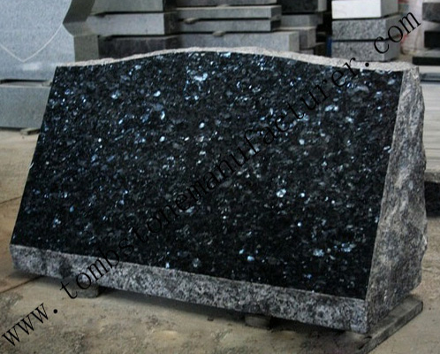 blue pearl granite slant marker